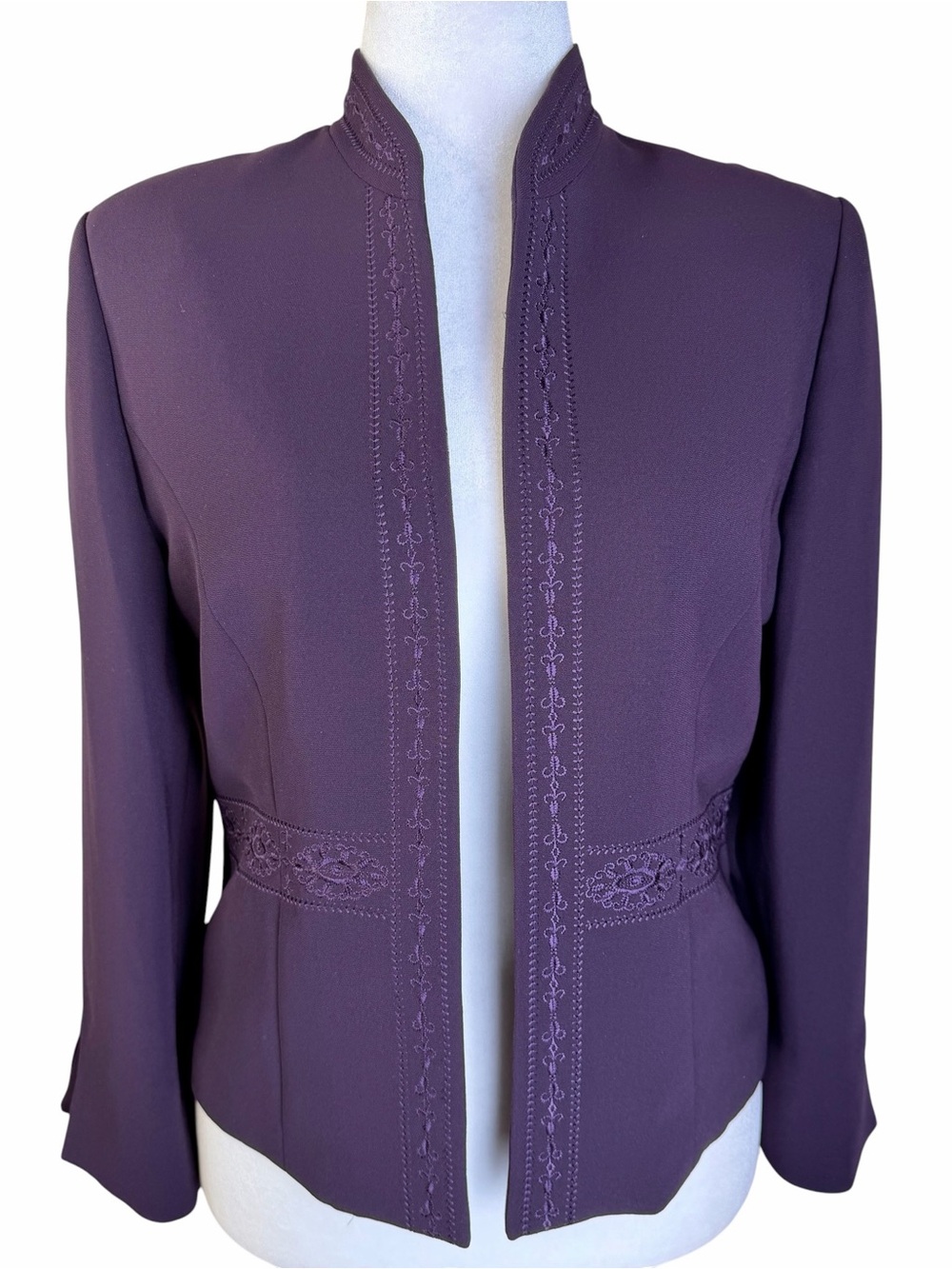 Jessica Howard Open-Front Blazer Size 12 Petite